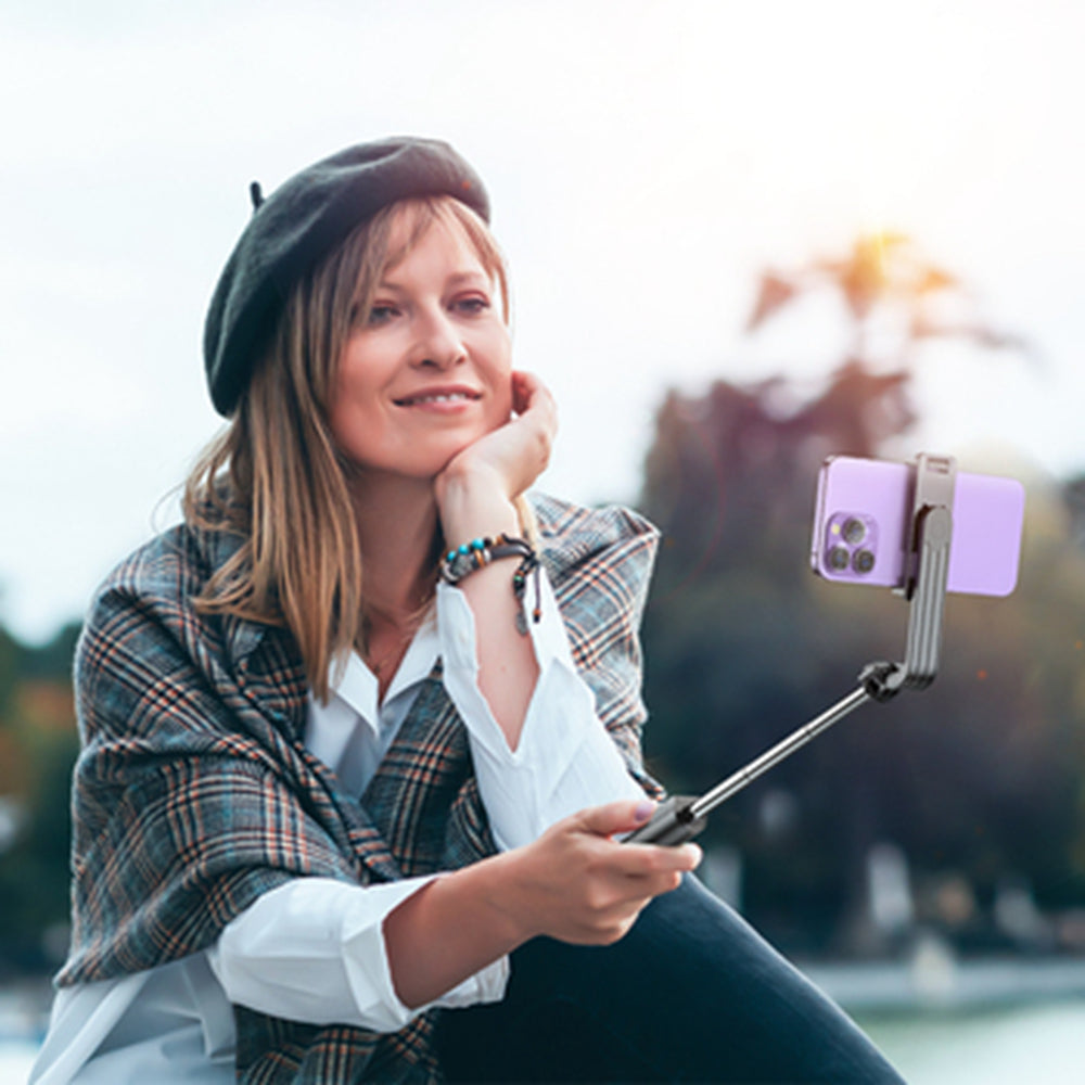 Trépied extensible sans fil, bâton de Selfie, support de téléphone et télécommande Trépied extensible sans fil, bâton de Selfie, support de téléphone et télécommande